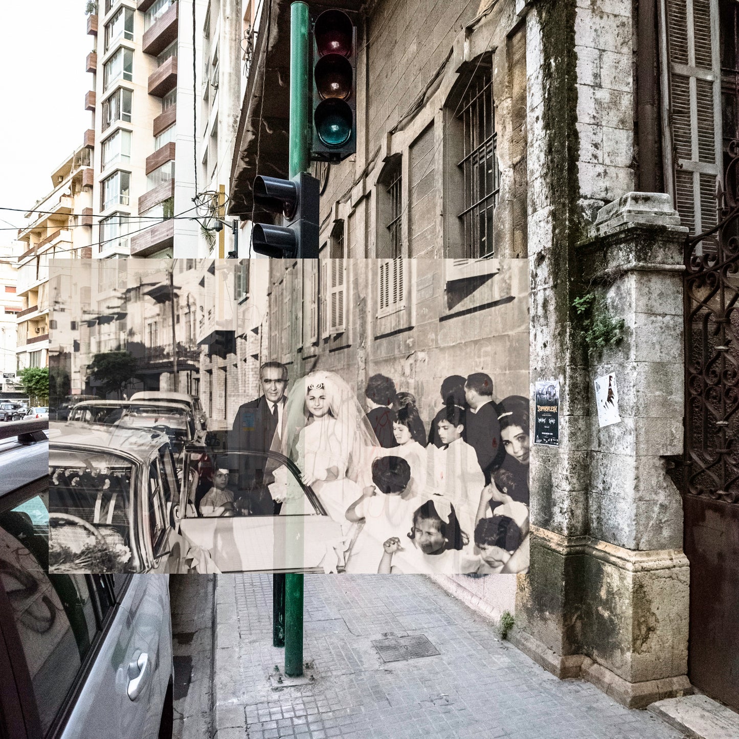 Collage #1 from the Boustani House - Mar Mikhael, Beirut